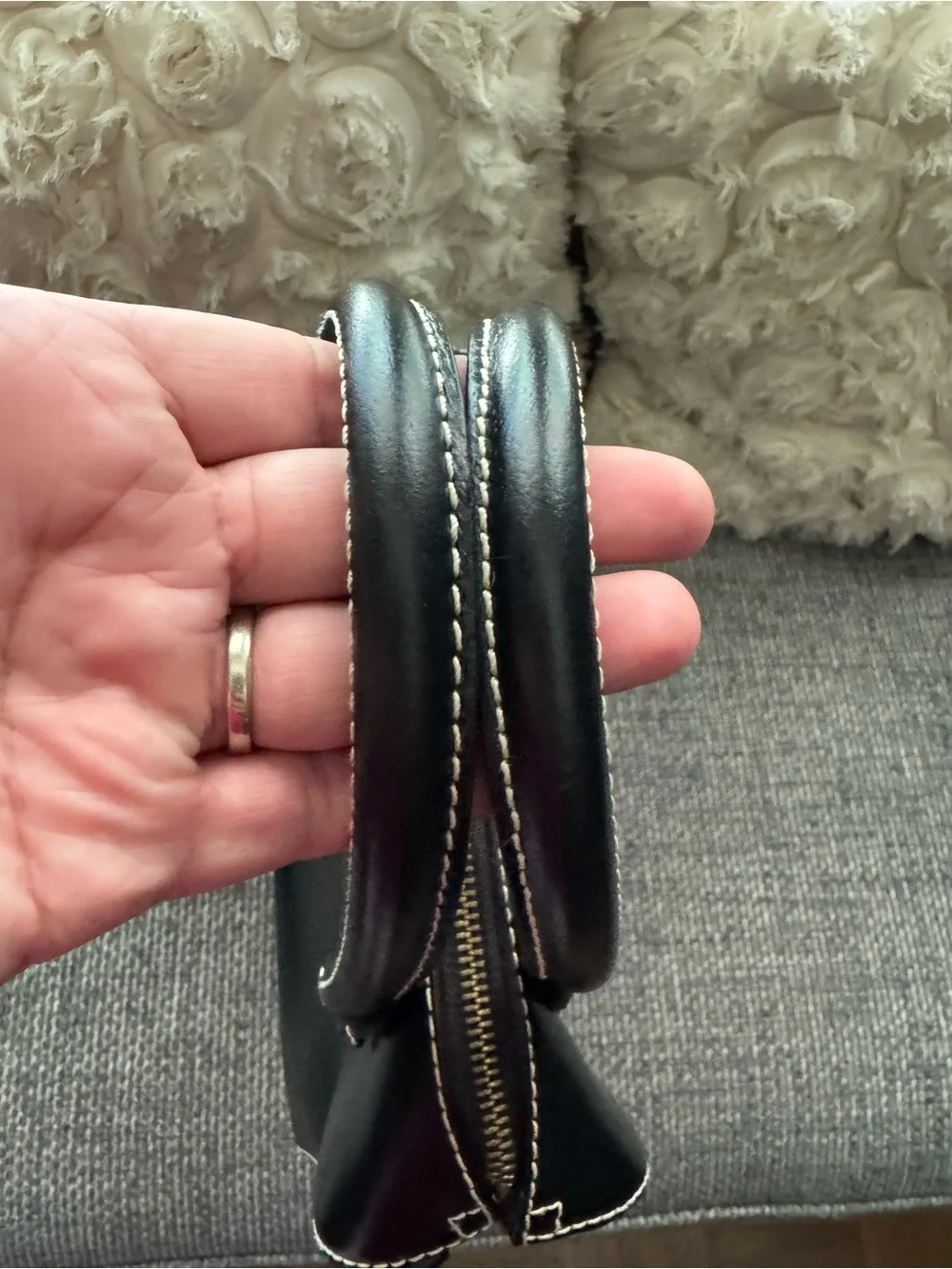 Kate Spade New York Black Leather Mini Satchel